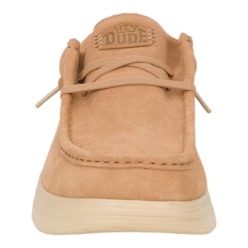 Image of HEYDUDE Men's Wally Comf Suede Slip-On Loafers | Lightweight Men's Casual Shoes | Extra Plush Midsole Padding for Everyday Wear