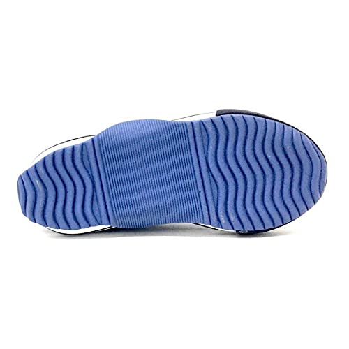 Chuteira Topper, Recreio V, Infantil, Marinho/Prata/Azul, 33