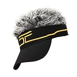 ZYHARUKO Haarige Kopfbedeckung, perfekt für Rollenspiele, Kostümpartys, schwarzer Mythos, Hut-Verkäufer, Perücken-Thema, schwarzer Mythos