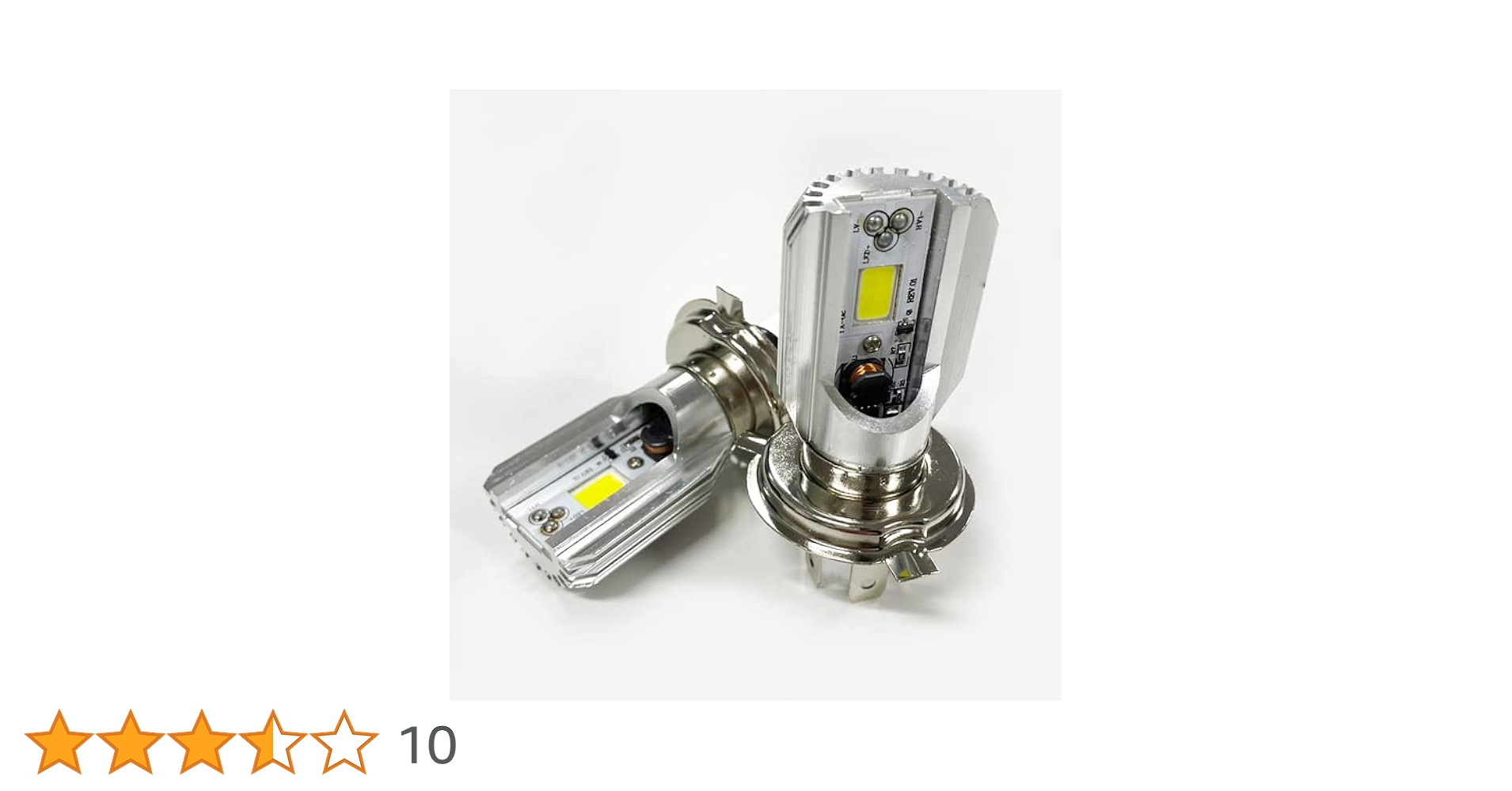 Amazon | Dio110 バイク用 H4 Hi/Lo LED ヘッドライト ホワイト