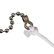 Shappy 2 Packung Bronze Perlen Pull Chain Erweiterung mit Stecker für Deckenleuchte Fan Kette, 1 Meter Länge