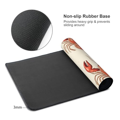 Tapis de souris de jeu grand format aux finitions cousues - 3