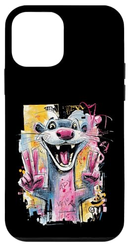 Funny Mouse �_�u���s�[�X �O���t�B�e�B �|�b�v �L�����N�^�[ �O���t�B�b�N �X�}�z�P�[�X iPhone 12 mini �p