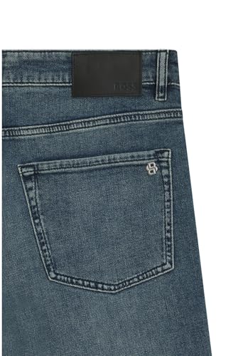 Boss Para Hombre. 50534678 Jeans Onyx Azul (34/34), Casual, AlgodóN, Denim - 6