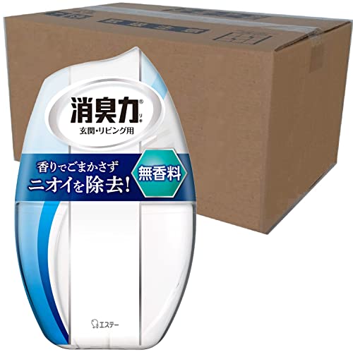 【ケース販売】お部屋の消臭力 部屋用 無香料 400ml×18個 部屋 玄関 リビング 消臭剤 消臭 芳香剤