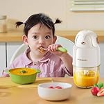 Baby Food Maker - Baby Food Processor Baby Food Blender for Baby Food, Fruit, Vegatable, Meat, Baby Food Puree Maker Make Fresh and Nutritious Meals for Your Little One (White), 300ml - Image 4