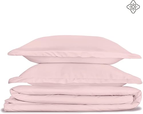 Miniatura 2 de BIOWEAVES Juego de funda de edredón 100% algodón orgánico, 3 piezas, 300 hilos de tejido satinado certificado GOTS, con cierre de botón y 2 fundas