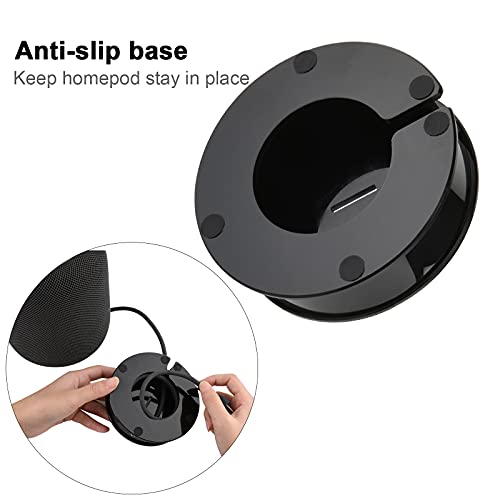 TXEsign Acrylic Stand for Apple HomePod, Desktop Base Stand Mount Subwoofer Isolation Stand Speaker Feet for HomePod with Anti-Slip Pad - Image 6