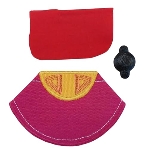 Pack de Accesorios para Toreros muñeco Click - Capote, Muleta y Montera - Hecho a Mano por Nuestros Artesanos - AMBIENTS ARTESANIA