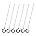 Sweejar 9.5-Inch Long Handle Ice Tea Spoons, Ice Cream Spoon, Coffee Spoon, 18/8 Stainless Steel Spoons for Cocktail Stirring, Mixing, Tea, Pack of 6 (Silver)