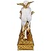 Design Toscano Chateau Carbonne Cherub Mantel Clock Statue, 10 Inch, Polyresin, Gold and Ivory