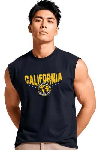 Image of JUARI BE A GENTLEMAN Men's Sleeveless Tank Top Premium Cotton Blend Muscle Fit Gym Vest | Casual Summer Shirt | Breathable & Lightweight Fitness Wear for Gym, Running & Daily Use