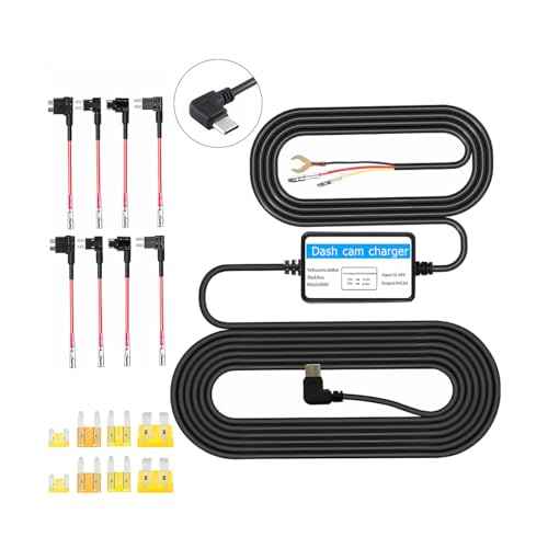 Bittwee Car Dash Cam Hardwire Kit, Type-C Vehicle Hard Wire