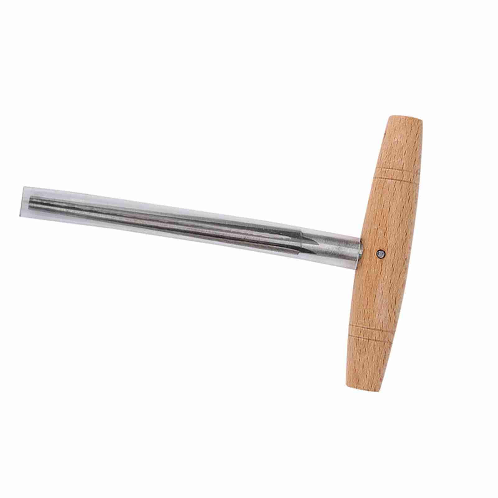 Alésoir de Perçage de Trou de Violon, 3/4 4/4 Alésoir de Chevauchement D'alto Avec la Poignée en Bois Conique Outil de Réparation de Lutherie en Acier à Grande Vitesse de Lutherie