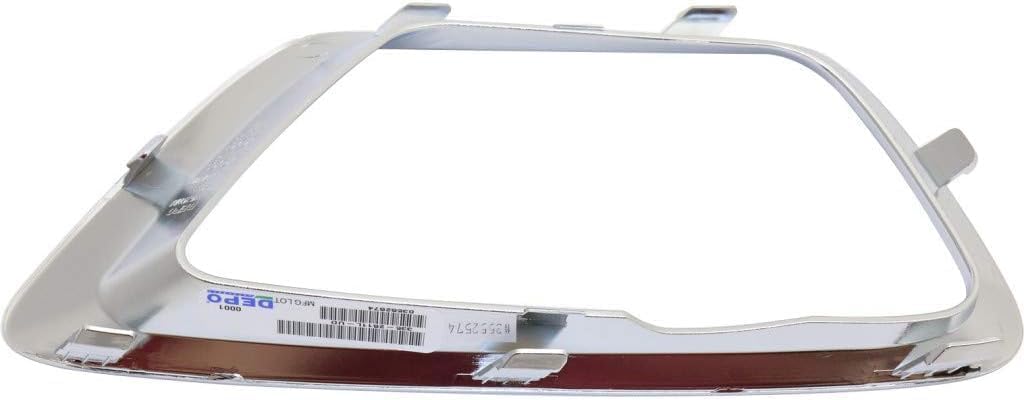 ACK For Chevy Colorado 2015-2020 Fog Light Bezel Cover with Fog Light Chrome Driver Side | DOT Certified 22925740 | GM1038175