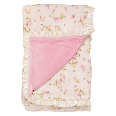 Little Me Vintage Rose Babydecke mit Satin Cover