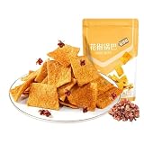 Galletas De Arroz Con Pimienta De Sichuan, 108 G, Crujientes, Deliciosas Y Aromáticas; Un Refrigerio Crujiente Y Desmenuzable Que Satisface Tus Antojos(2bag)