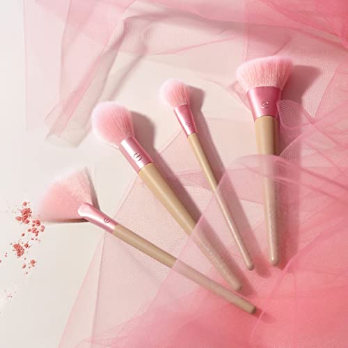 Ecotools Elements Limited Edition Wind-Kissed Professional Makeup Brush Set, For Bronzer, Blush, Or Highlighter, Ecofriendly Makeup Brushes For Liquid, Cream, Or Powder Products, Vegan, 4 Piece Set #TOP6
