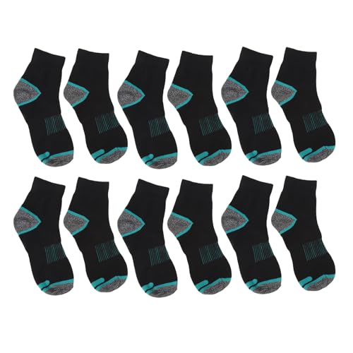 6 pares de calcetines de tubo medio para hombre, para todas las estaciones, transpirables, cómodos, elásticos, de algodón, para deportes diarios