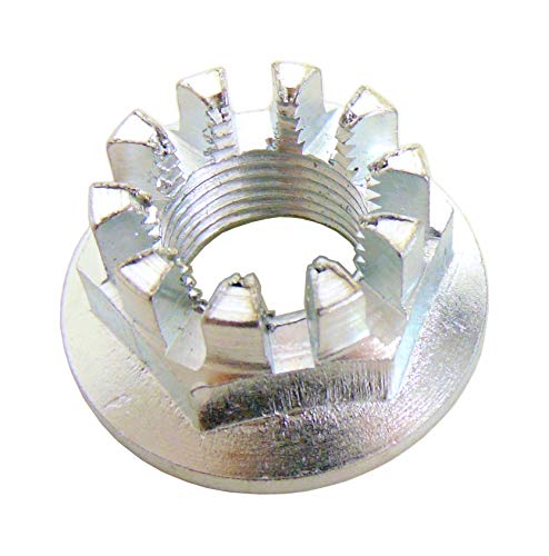 グエン Amazon.com: Front or Rear Axle Hub Castle Crown Nut 18mm x 1.50