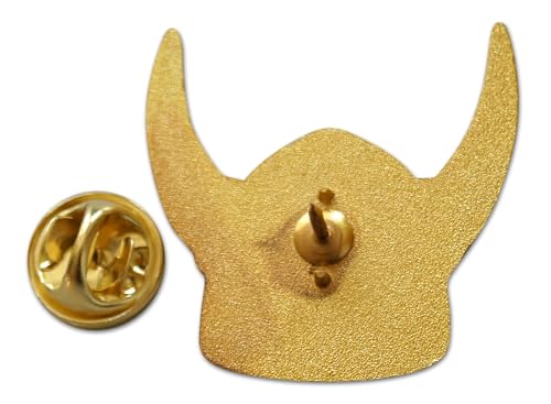 Novel Merk Viking Helmet – Nordic Cultural Lapel Pin, Hat Pin & Tie Tack Set with Clutch Back3