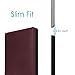 CaseBot Leather Case for Kindle Oasis (10th and 9th Gen, 2019 and 2017 Release) - Slim Fit Protective Cover, Burgundy