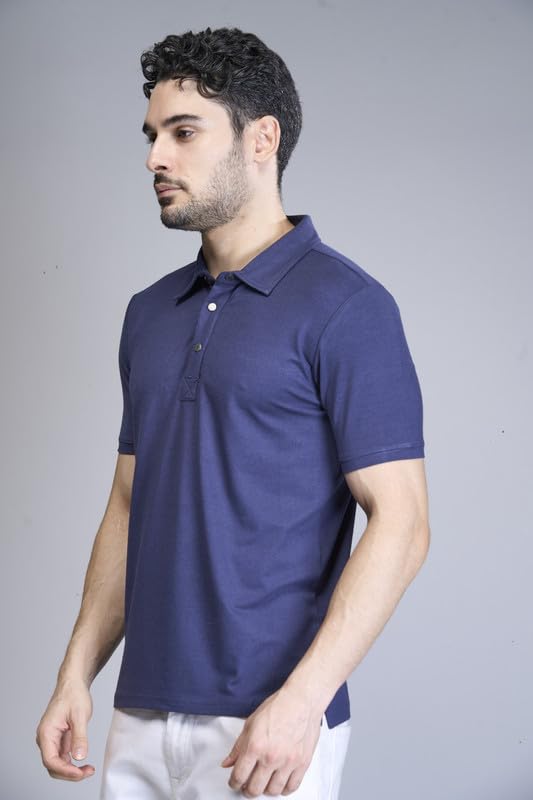 Image of Interwove Bamboo Knitted Polo T-Shirt