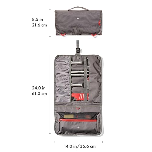 OXO Outdoor Camp Kitchen Tool Roll, Camp Kitchen Organizer, Travel Utensil Organizer, Outdoor Cooking, Travel Chef Roll, Camping Essentials, Camping Gear Storage - Image 9