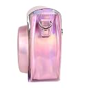 ZIKKON PU Leather Protective Camera Case Pouch for Fuji-Film Insta-x mini 11, mini 9 Instant Camera Carrying Bag with Adjustable Shoulder Strap- Iridescent Clear gallery image