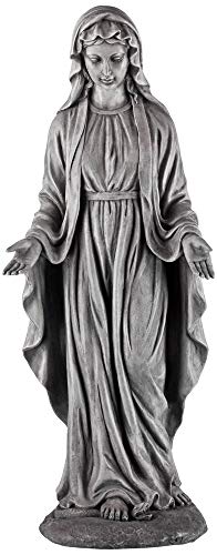 John Timberland Virgin Mary Outdoor Statue 29 1/2" High Sculpture For Yard Garden Patio Deck Home Entryway Hallway #TOP1