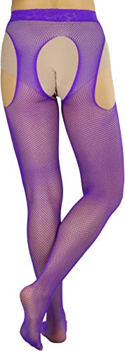 Image of ToBeInStyle Women's Suspender Pantyhose