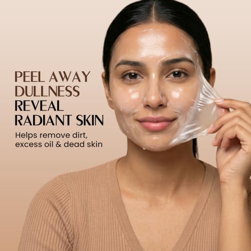 Image of Milk Peel-Off Exfoliating Face Mask | Brightening Skin | Milk Extract, Niacinamide, Aloe Vera, Honey | Dead Skin Removal | Suitable For All Skin Types, 50 ml