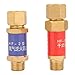 Oxygen-acetylene non-return valve, 1.5 oxygen-acetylene non-return for gas welding equipment for private households