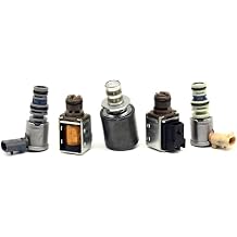 4L60E 4L65E Transmission Solenoid Kit with TCC/PWM EPC Shift 5PCS Set Compatible with GM 1993-2002 Cadillac/Buick/Chevy/GMC-5PCS
