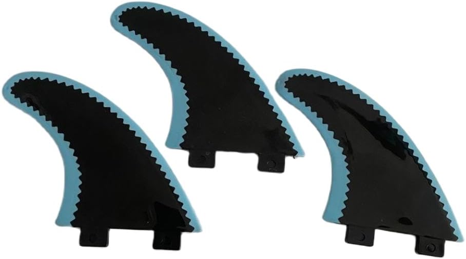 Soft Surfboard Fins 50/50 Foil SUP Accessory Surf Fin Paddle Board Fin Compatible with G5