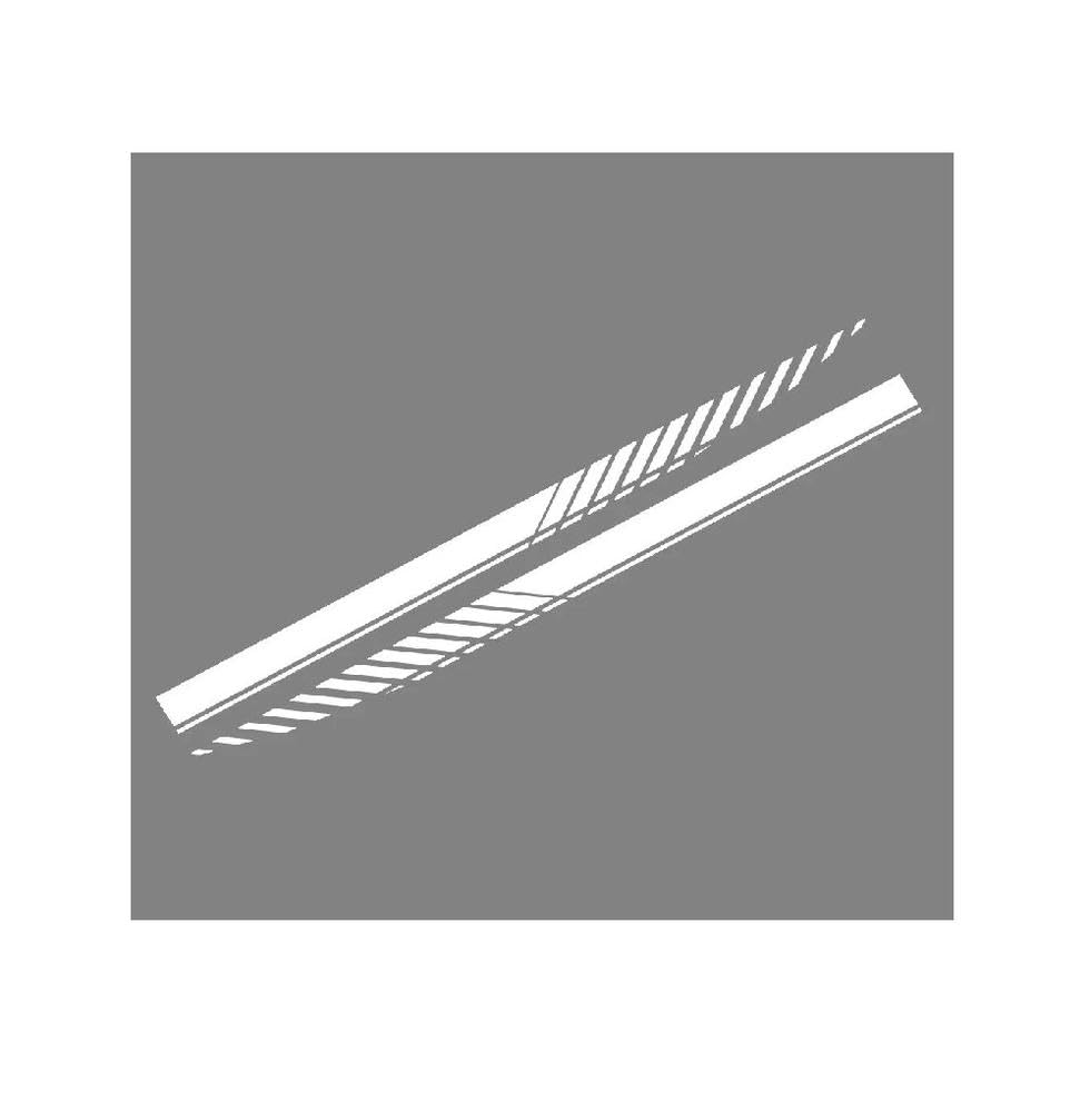 Car Door Side Skirt Racing Stripe Style Stickers Vinyl Film Decals Auto Tuning Accessories(Glossy White)