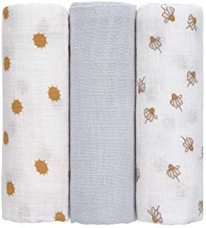 LÄSSIG Baby Burp Cloth Swaddle & Burp Blanket Cotton 3 szt. Różne 85 x 85 cm/Lela Boys