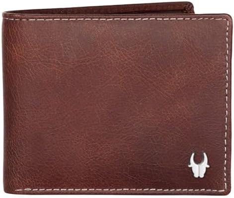 WildHorn Genuine Leather Wallet for Men | Slim Bifold Wallet with RFID Blocking | Multiple Card Slots & Coin Pocket | Premium Leather Mens Wallet