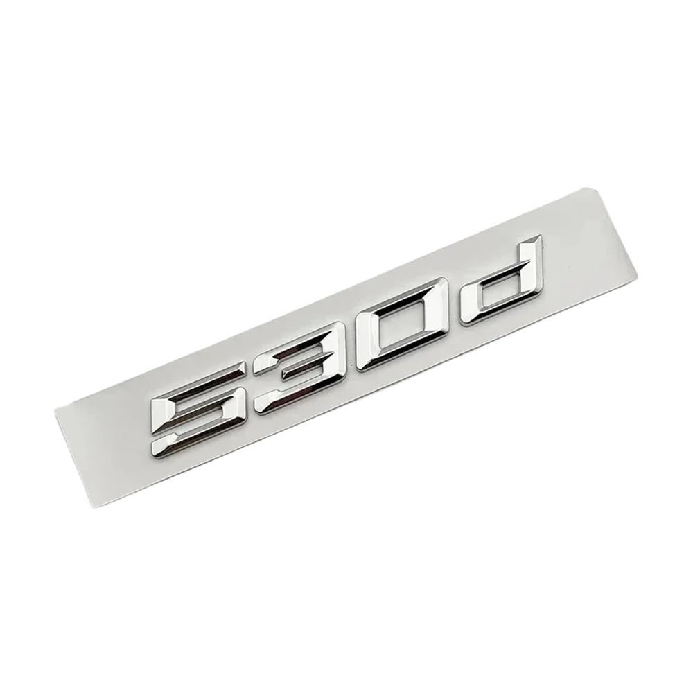 Badge 3D pour coffre de voiture BMW 530d look élégant au quotidien