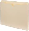 Staples Jacket File Folders, 1 Inch Expandable Sides, Letter Size, Perfect for Home, Office or Classroom, 50-Pack, Manila