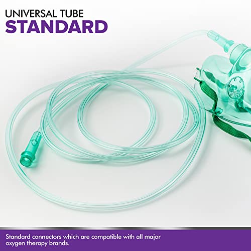 Oxygen Tubing - Premium Green Crush Resistant Oxygen Tubes - Extra Long 50 Foot - Pack Of 3 Tubes #TOP4