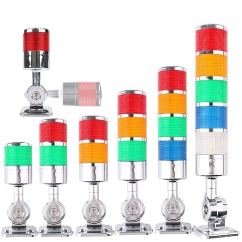 Voyant d'avertissement 5 couches LED pour sécurité atelier et machine - 3