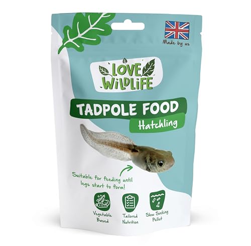 Love Wildlife Tadpole Hatchling 80g | 100% Natural Food for Tadpoles Frogs Toads & Newts