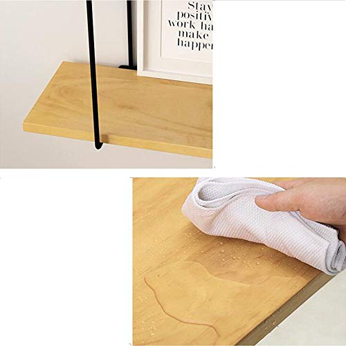 Supports muraux pour étagères robustes en bois véritable MU à triple niveau de rangement
