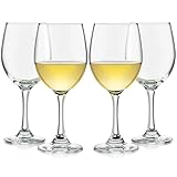 Libbey 14-Ounce Classic White Wine Glass, Clear, 4-Piece