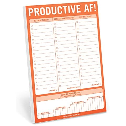 Knock Knock Productive AF Notepad Cover