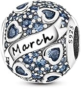 TINSLO 925 Sterling Silver Charm Bracelet Pendant - Cubic Zirconia Beaded Gift For Women - View #12
