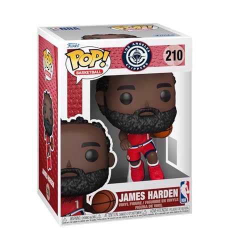 Funko Pop! NBA: LA Clippers - James Harden - Collectable Vinyl Figure - Gift Idea - Official Merchandise - Toys for Kids & Adults - Sports Fans - Model Figure for Collectors and Display