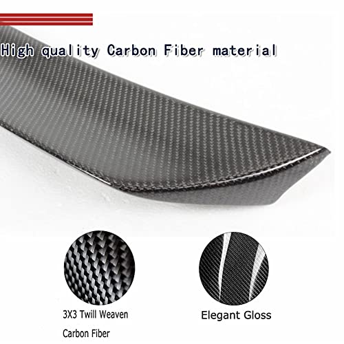 Jc Sportline JC-BE20439 W204 Real Carbon Fiber Trunk Spoiler For 2008-14 4 Door Mercedes Benz W204 C250 C300 C63 Sedan Rear Trunk Boot Lid Spoiler Wing thumb #3