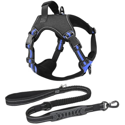 Coleira Peitoral Antipuxão Cachorro Power MADOG + Guia Elástica c...
